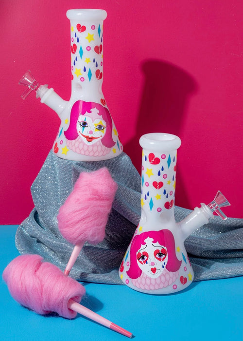 CANNA STYLE CLOWN GIRL BONG 8"