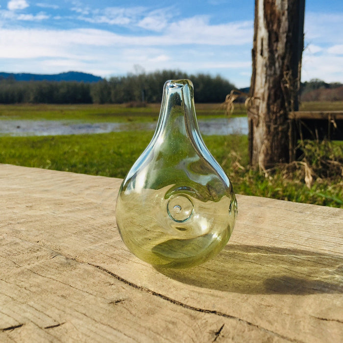 Humble Pride Glass Rain Drop Glass Pipe - GREEN