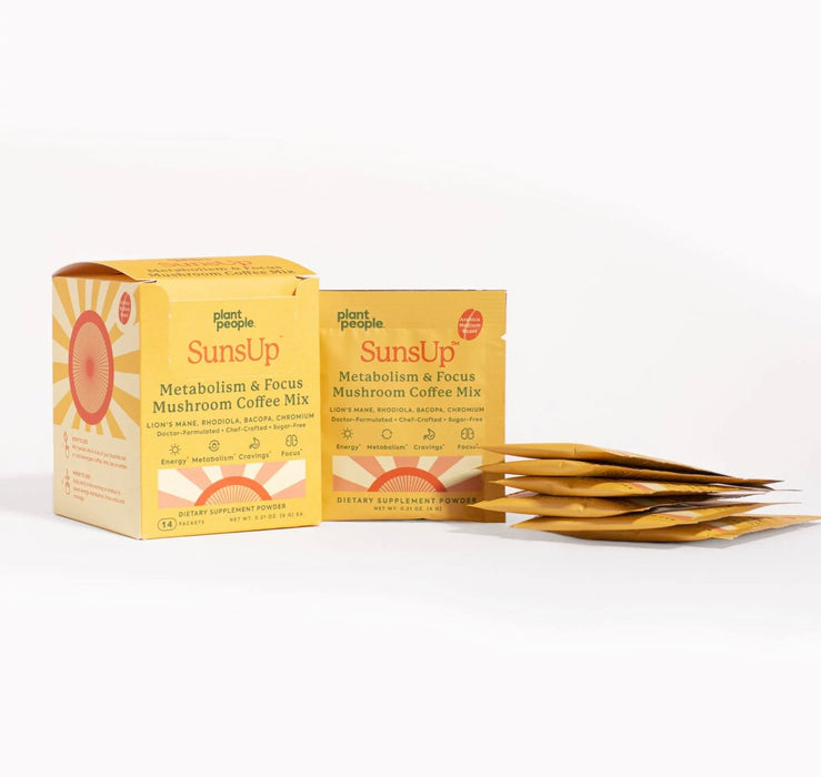 PLANT PEOPLE SunsUp Metabolism & Focus Mushroom Coffee Mix