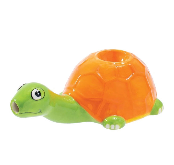 Wacky Bowlz Sea Turtle Ceramic Pipe | 4.5"