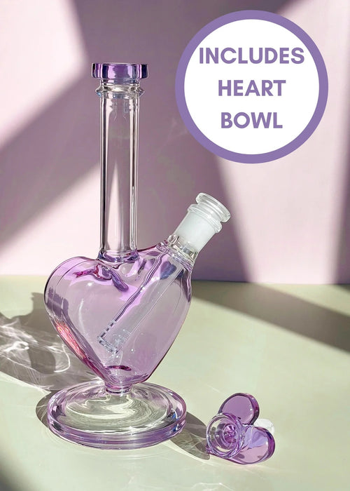 Canna Style LAVENDER HEART BONG