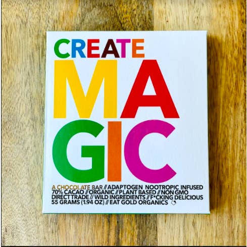 Eat Gold Organics Create Magic Chocolate Bar