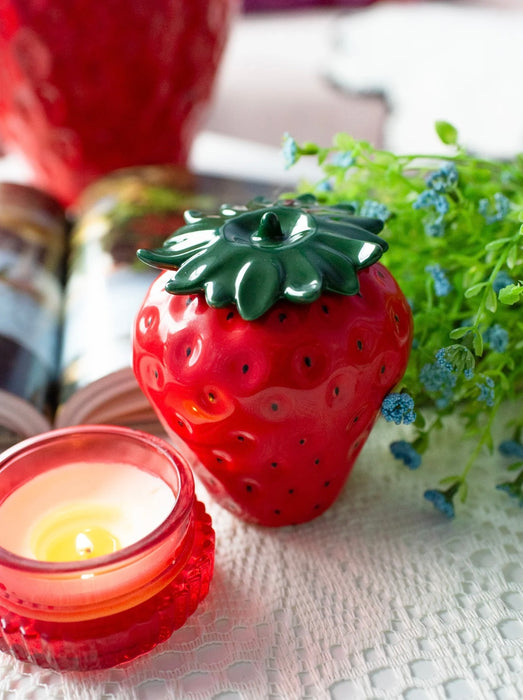 BURNING LOVE Strawberry Stash Jar