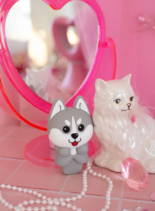 BURNING LOVE Siberian Husky Hand Pipe