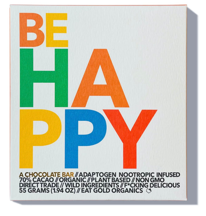 Eat Gold Organics Be Happy Functional Chocolate