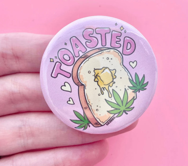 lilxbun Toasted Button 1.75"