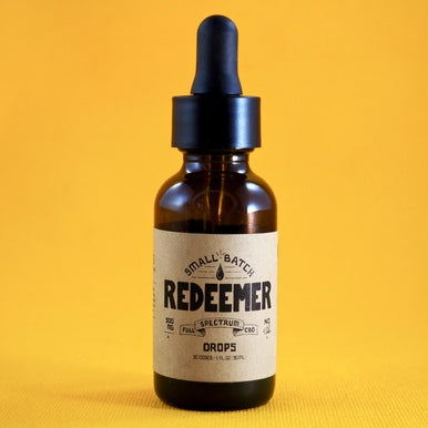 REDEEMER SMALL BATCH 300MG FULL SPECTRUM CBD DROPS