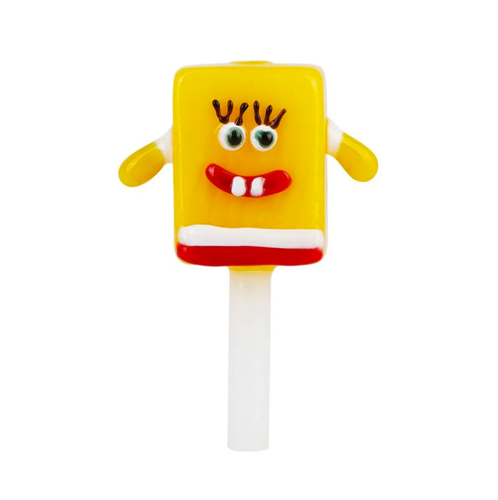 Happy Sponge Glass Hand Pipe | 3.25"
