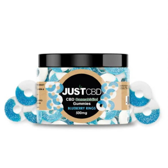 JUST CBD CBD BLUEBERRY RINGS Gummies 500mg Jar