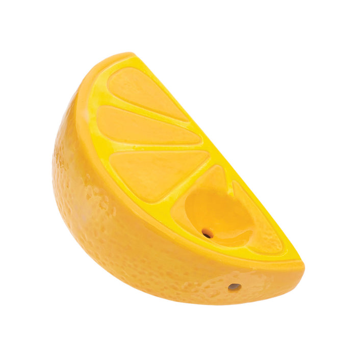 Wacky Bowlz Orange Slice Ceramic Hand Pipe | 3.5"
