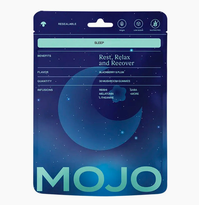 Mojo Microdose Sleep Gummies, Blackberry Plum
