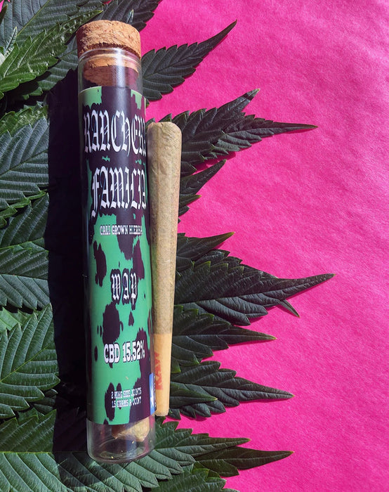 RANCHERA FAMILIA Organically crafted hemp Pre Rolled Joint 1g (TWO PACK) - WAP