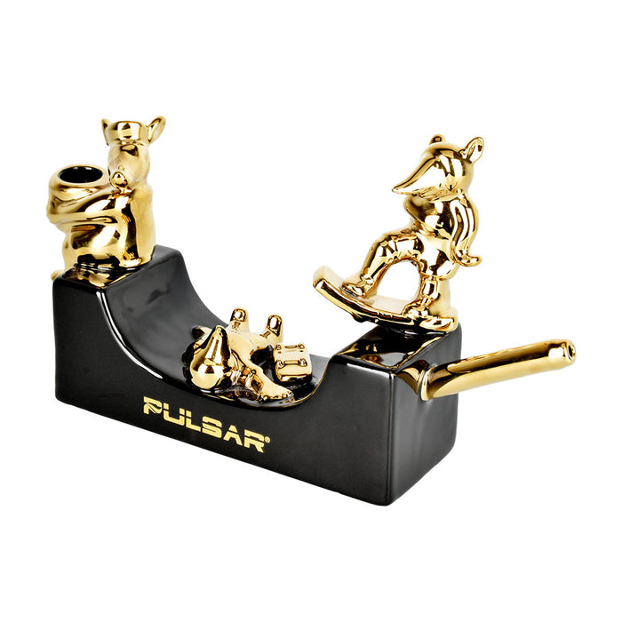 Pulsar Half-Pipe Skateboard Ramp Ceramic Pipe | 10.5"
