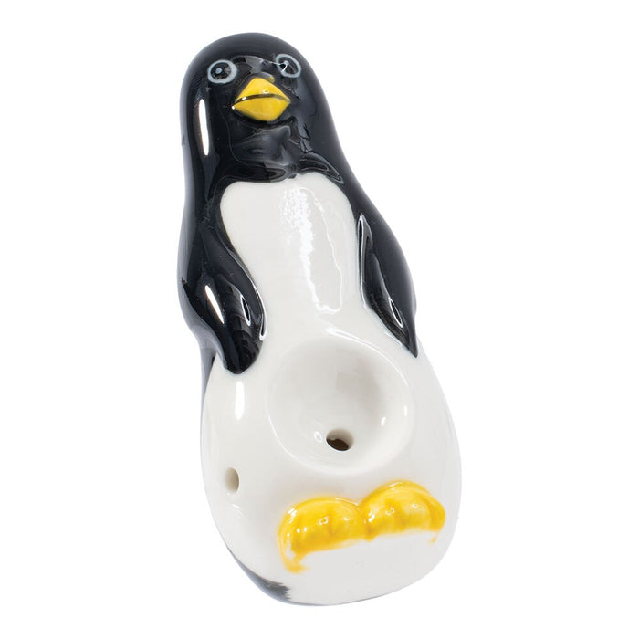 Wacky Bowlz Penguin Ceramic Pipe | 4"