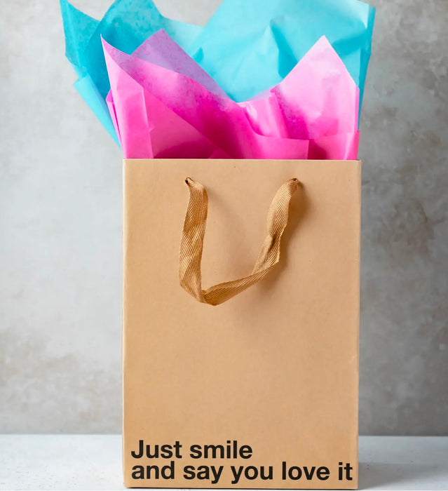 MilkToast Brands "Just Smile" Gift Bag