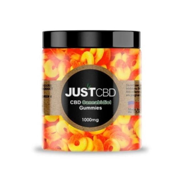 JUST CBD GUMMIES PEACH RINGS 750MG