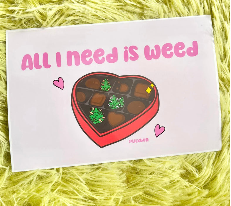 lilxbun All I Need Mini Print