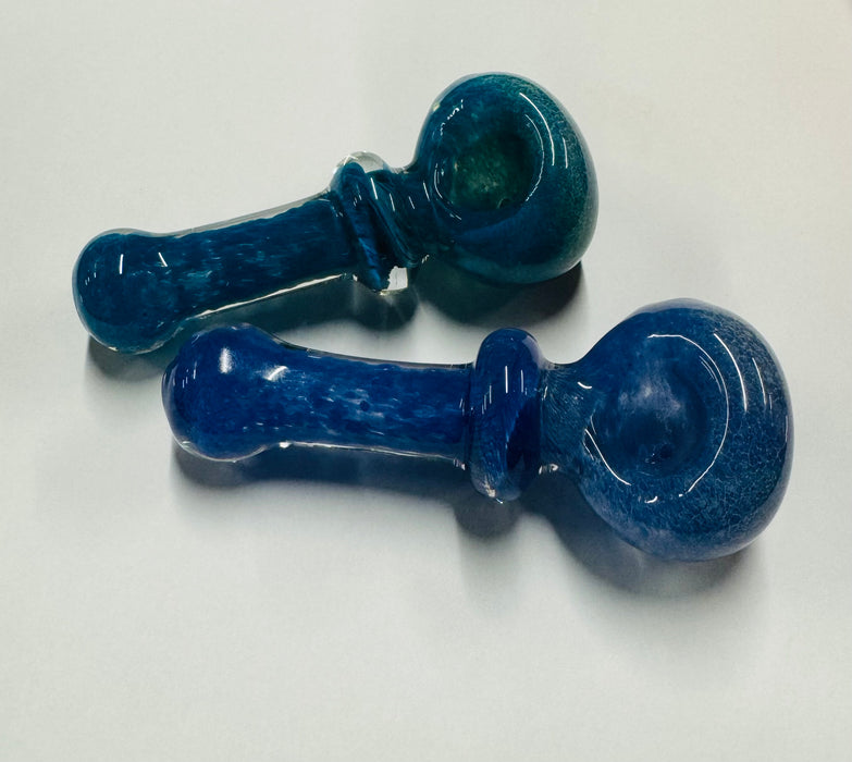 Simple Worked Spoon Pipe | 3.25"-3.5" | BLUE VALLEY