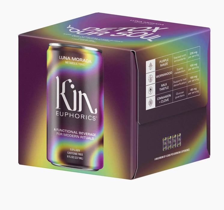 Kin Euphorics Luna Morada - 4 PACK