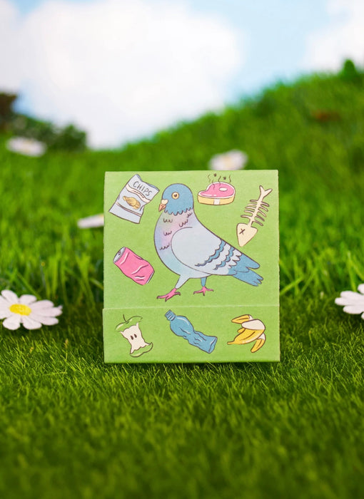BURNING LOVE Trash Matchbook