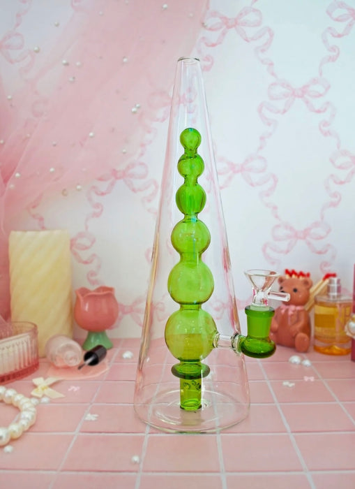 BURNING LOVE Bubble Vase Water Pipe- Green
