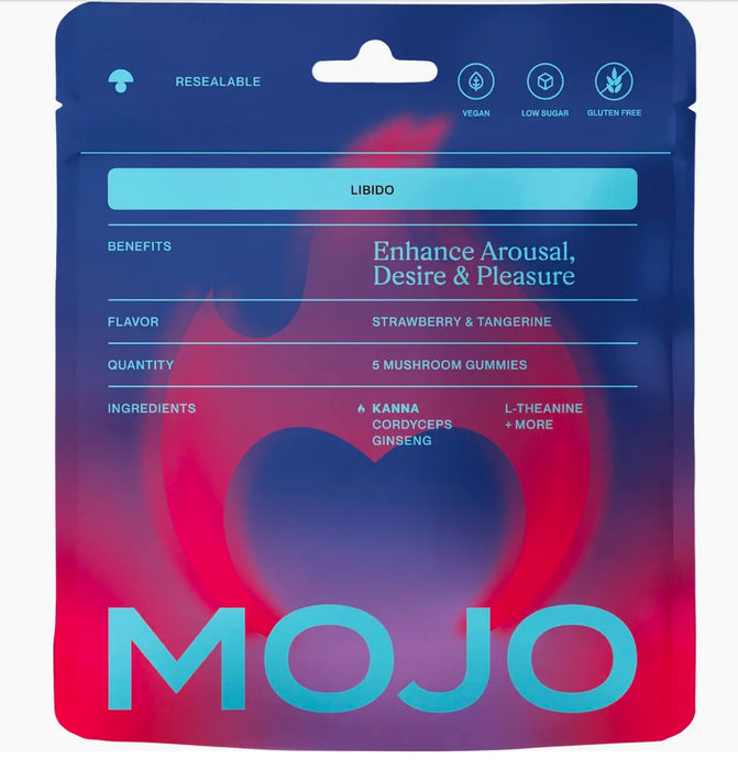Mojo Microdose Libido Gummies, Strawberry Tangerine