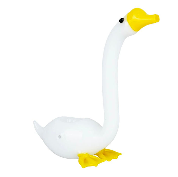 Take a Gander at This Goose Glass Hand Pipe | 6"