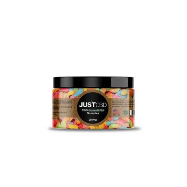 JUST CBD GUMMIES SOUR WORMS 750MG