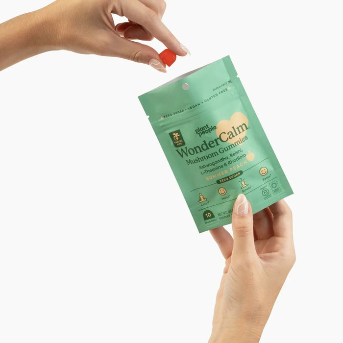 PLANT PEOPLE Grab-N-Go Size: Wondercalm Mushroom Gummies