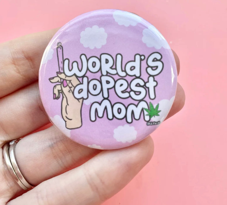 lilxbun Dope Mom 1.75" button