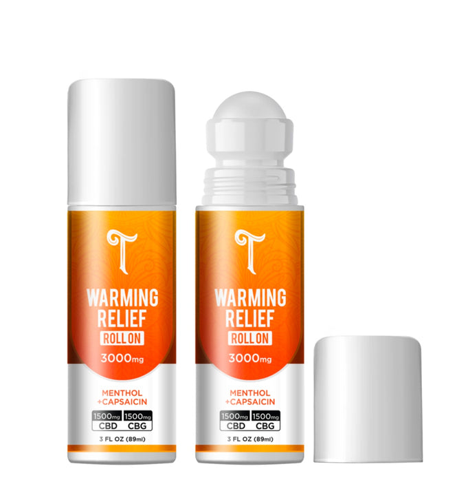 Tillmans Tranquils CBD + CBG Warming Relief Roll On