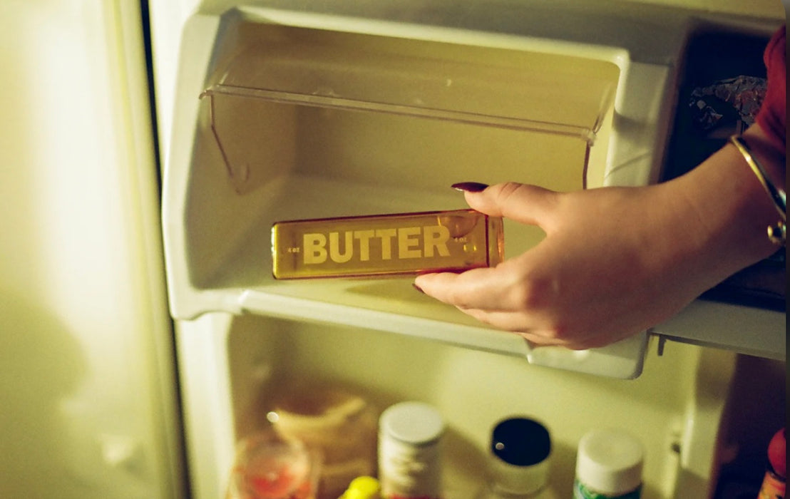GO EASY BUTTER ME UP GLASS