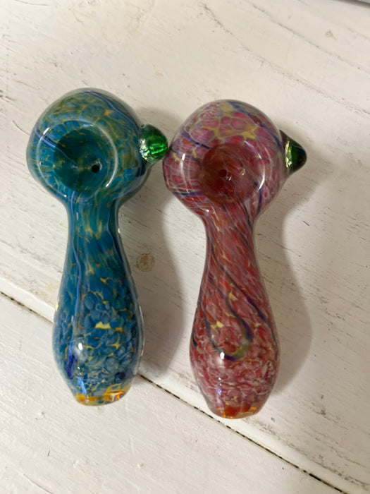 Simple Worked Spoon Pipe | 3.25"-3.5" | UNDERWATER BLUE