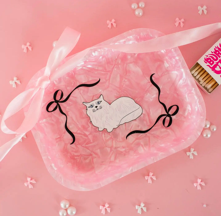 BURNING LOVE Miss Kitty Acrylic Tray