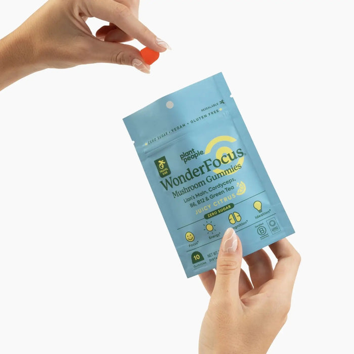 PLANT PEOPLE Grab-N-Go Size: Wonderfocus Mushroom Gummies