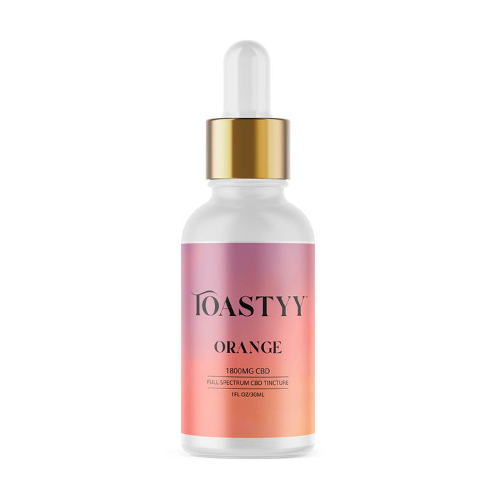 TOASTYY CBD Full Spectrum Orange 1800mg CBD Tincture