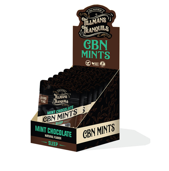 Tillmans Tranquils 0 THC – CBN:CBD Sleep Mints Mint Chocolate