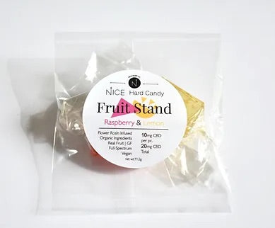 NICE HEMP CO. INDIVIDUAL Raspberry & Lemon Hard Candies