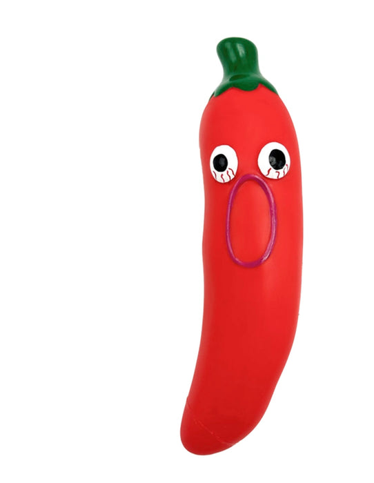 Screaming Chili Pepper Squeak Toy