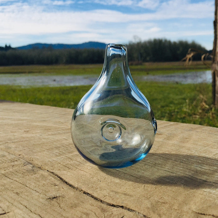 Humble Pride Glass Rain Drop Glass Pipe - BLUE