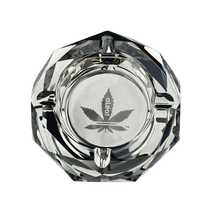 aLeaf Diamond Ashtray | 3.75" GUNMETAL