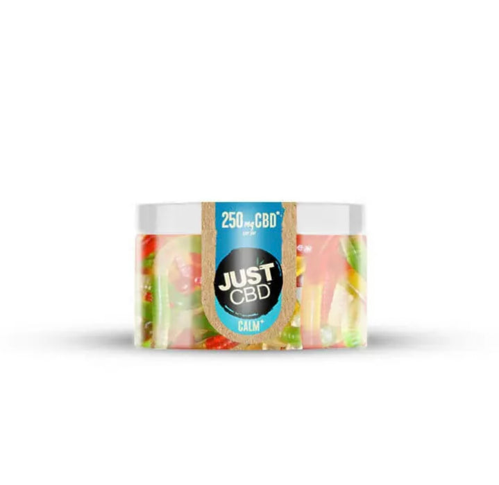 Just CBD 250 MG Sugar Free Worm Gummies