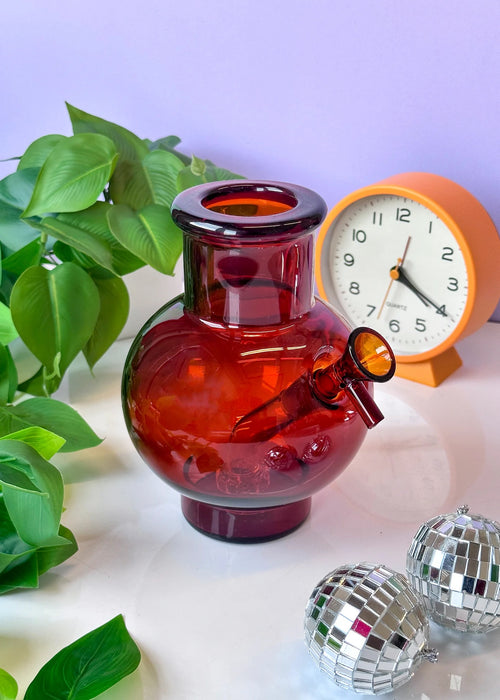 Canna Style RETRO VASE BONG AMBER