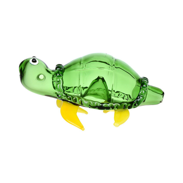 Lounging Loggerhead Glass Hand Pipe | 4"