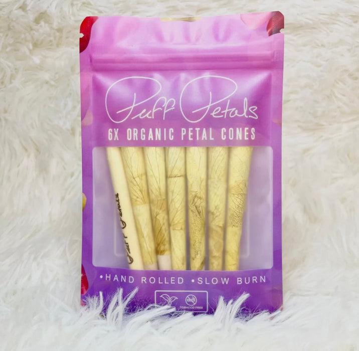 Puff Petals Organic Rose Petal Cones - MARBLE