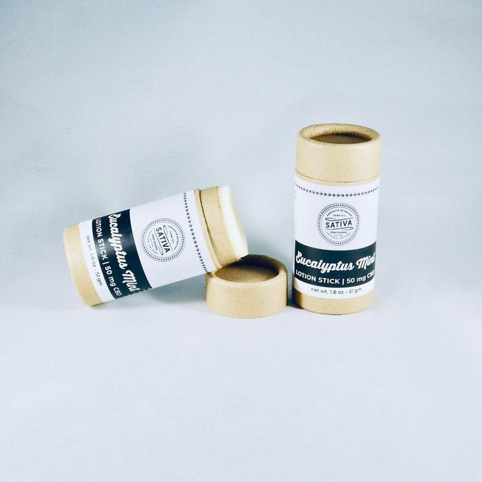 SATIVA SOAP SHOPPE LOTION STICK EUCALYPTUS MINT 250mg