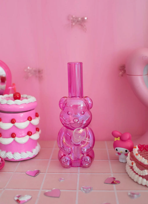 BURNING LOVE Iridescent Gummy Bear Bong