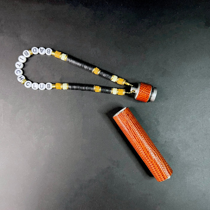 Haus of Topper Objects Bad Bitch Club Cognac Lizard bracelet J Carrier