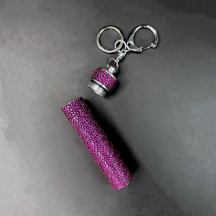 Haus of Topper Objects Metallic Pink Shagreen J Carrier