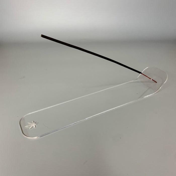 HAUS OF TOPPER OBJECTS Handmade Acrylic Incense Holder CLEAR